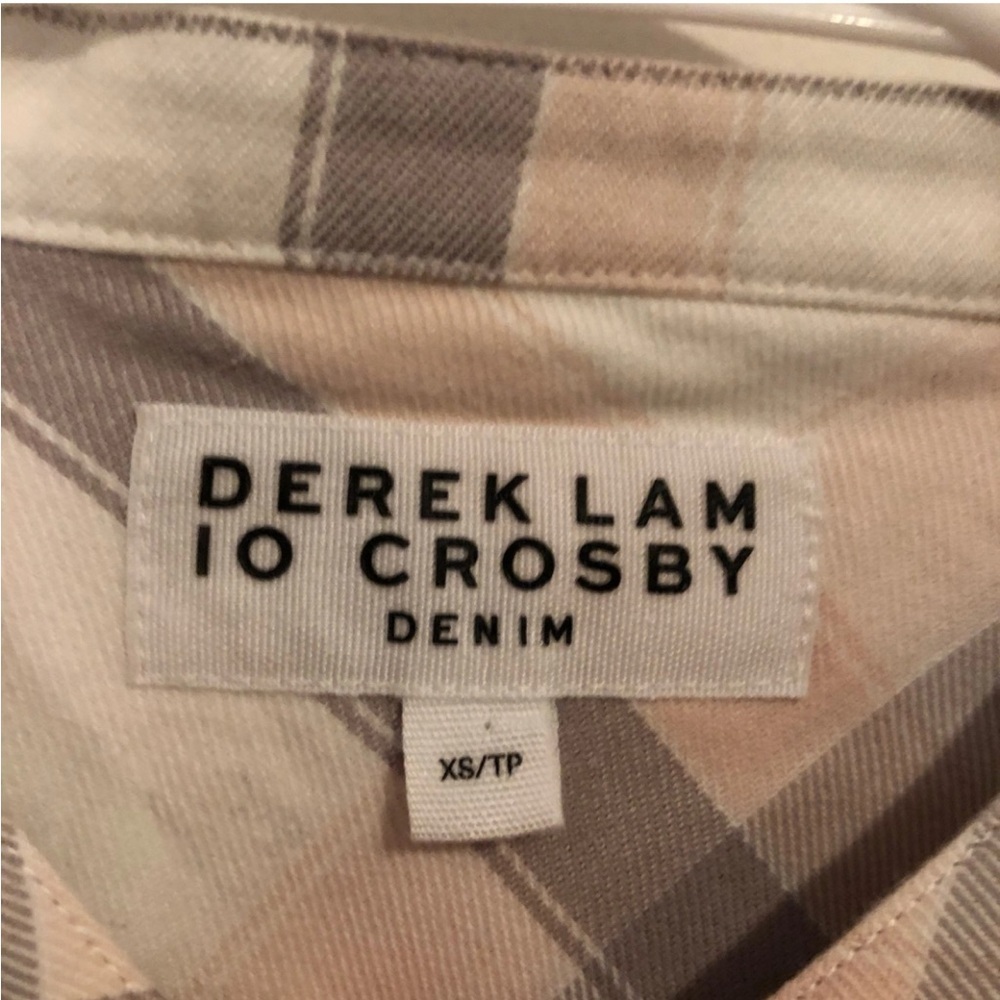 Derek Lam Plaid Shirt XS - Picture 4 of 5